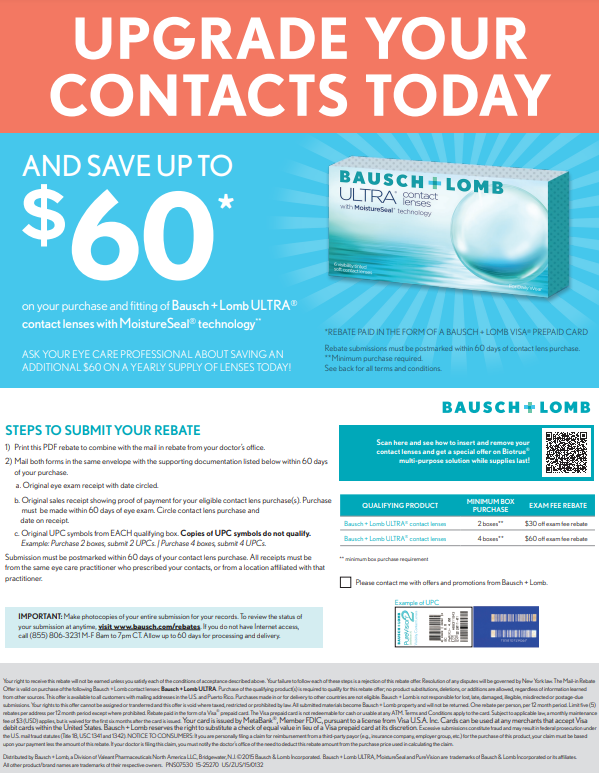 Bausch And Lomb Rebate Form 2023 Printable Rebate Form