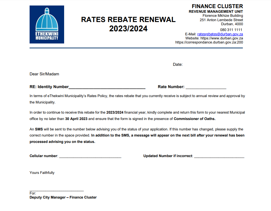 ethekwini-pensioners-rates-rebate-form-printable-rebate-form