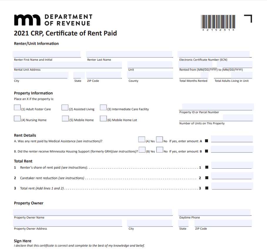How To Fill Out Rent Rebate Form