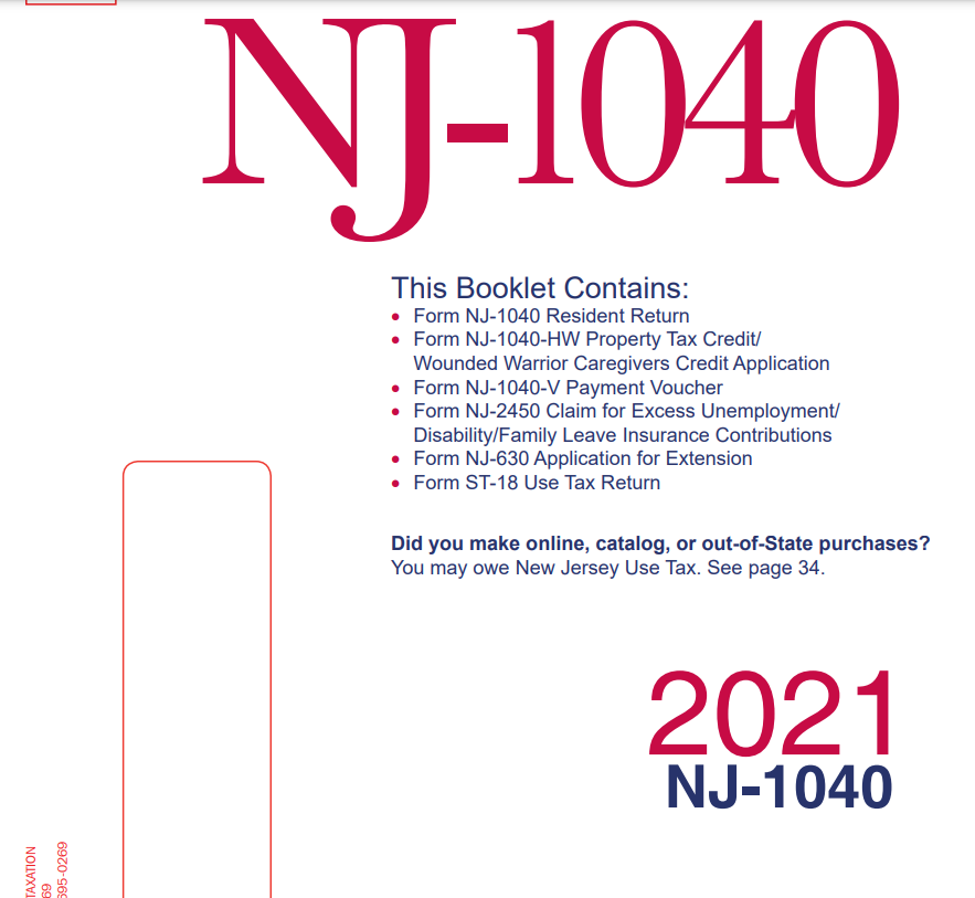 NJ Rent Rebate Form 2023