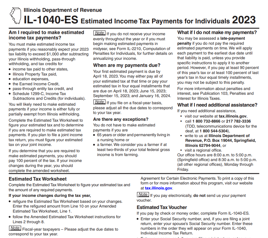 Illinois Tax Rebate 2023
