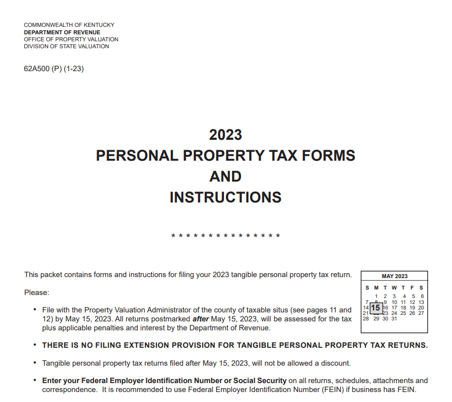 Kentucky Tax Rebate 2023