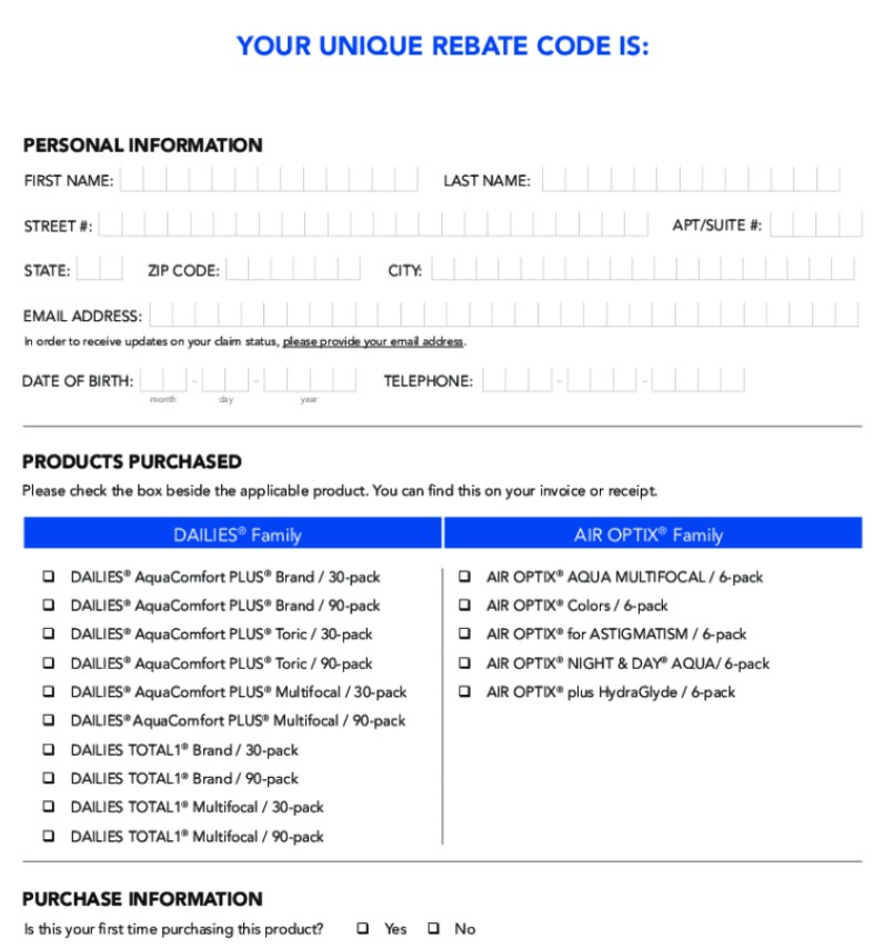 Alconchoice Printable Rebate Form 2021