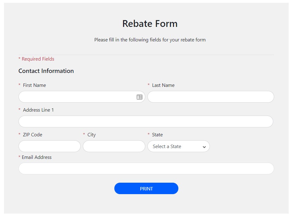 Menards Mail In Rebate Dates Printable Rebate Form