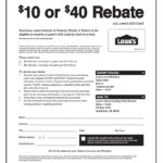 Lowes Rebate for Paint 2021