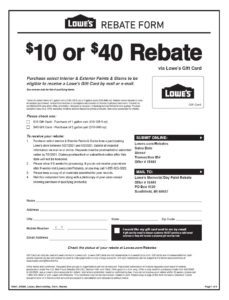 Lowes Rebate For Paint Printable Rebate Form   Lowes Rebate For Paint 2021 229x300 