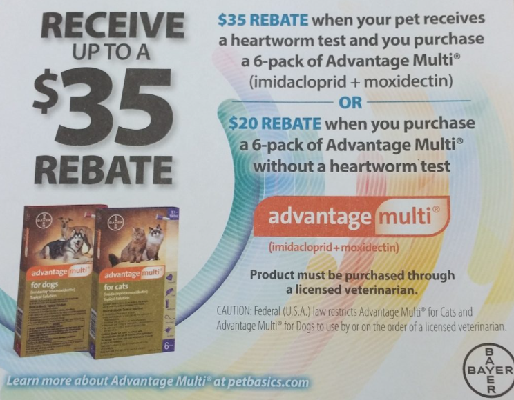 Bayer Advantage Multi Rebate Form And Continuous Supply Of Products Printable Rebate Form