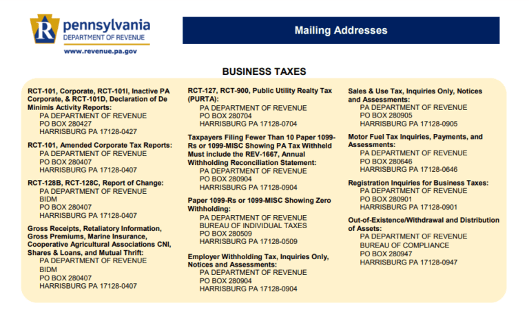 PA Rent Rebate Form PrintableRebateForm