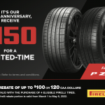 Pirelli Current Tire Rebate 2022