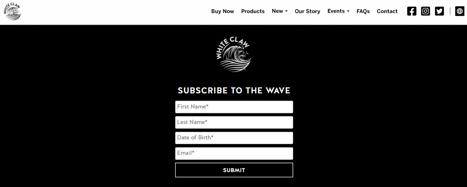 White Claw 5 Rebate Form