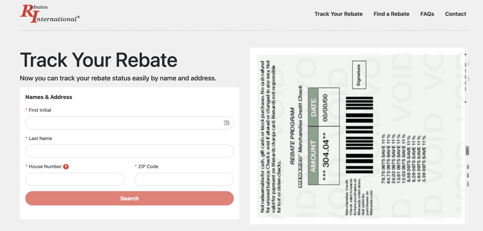 Printable Menards Rebate Form 2024 (January Rebates)