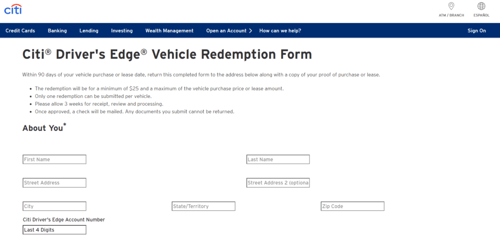 Drivers Edge Rebate Form 2023