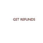 Refund Form Under GST