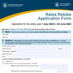 Rebate Renewal Form 2022