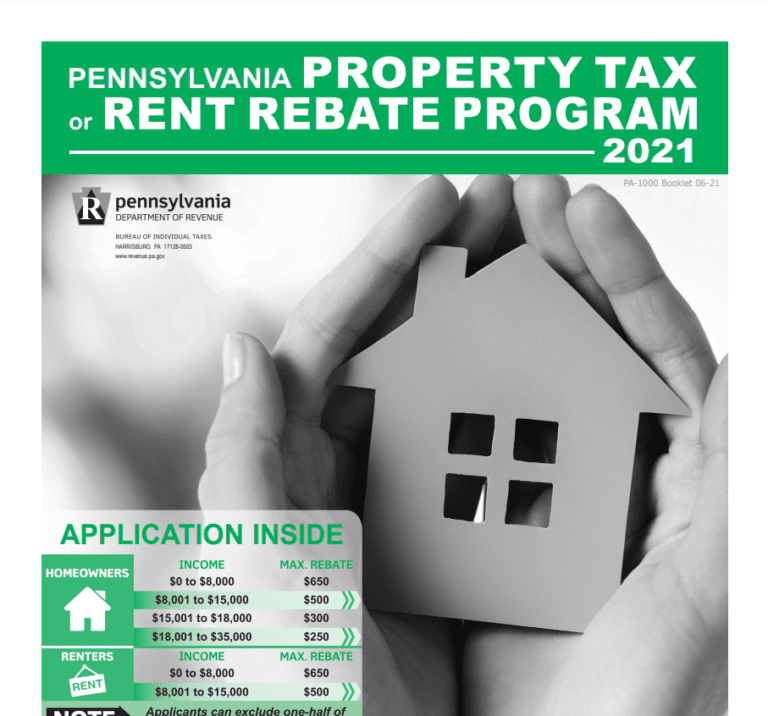 Where To Mail Pa Property Tax Rebate Form Amended Printable Rebate Form
