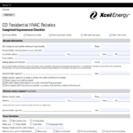 Xcel Energy Cooling Rebate Form