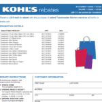 Kohl's Toastmaster Rebate
