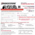 Bridgestone Tires Rebate