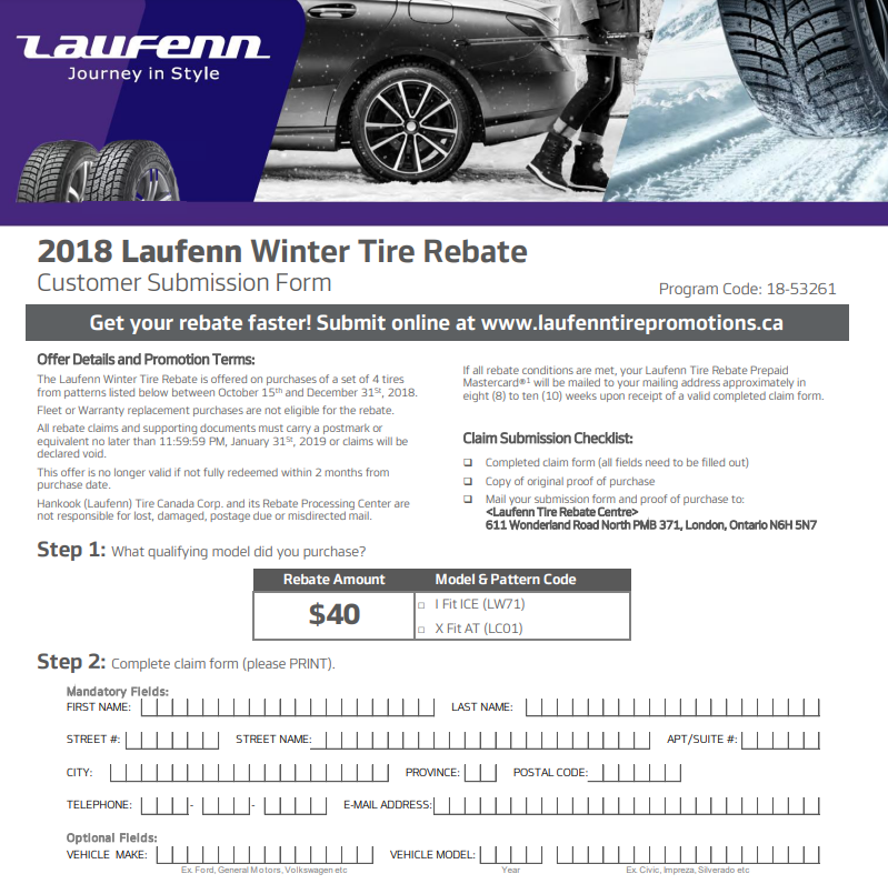 Laufenn Tires Review Reddit Printable Rebate Form