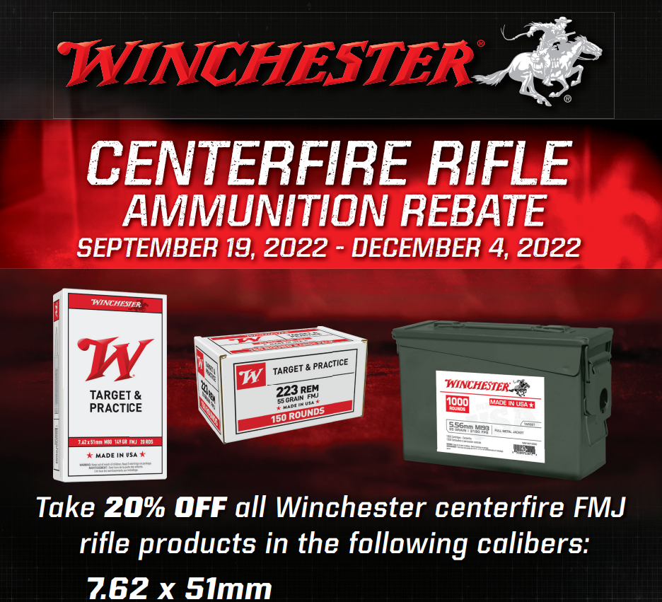 Winchester Printable Rebate Form