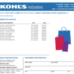Kohls Rebate Form Toastmaster 2023