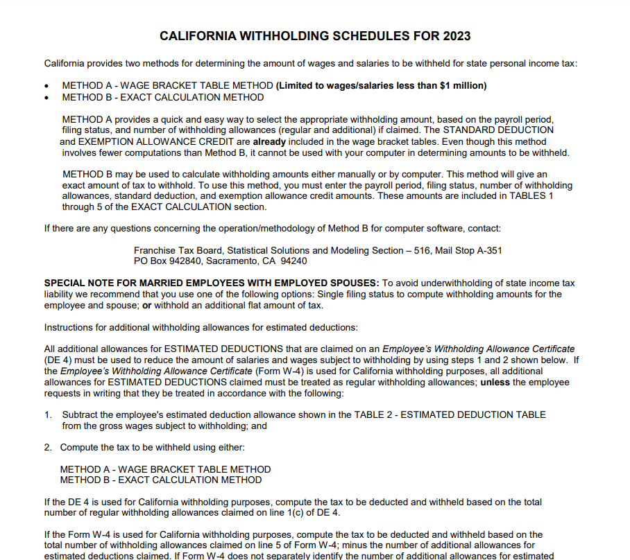 California Tax Rebate 2023
