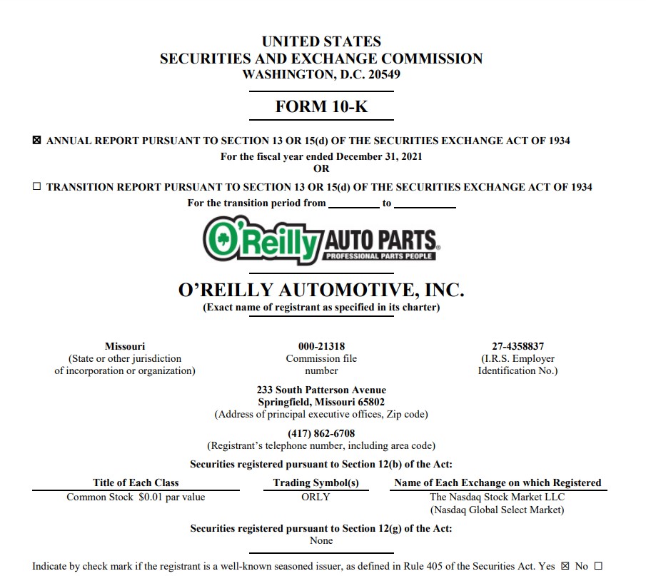 O'Reilly Auto Parts Rebate 2023