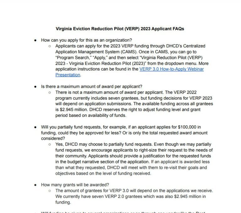 Virginia Renters Rights Printable Rebate Form