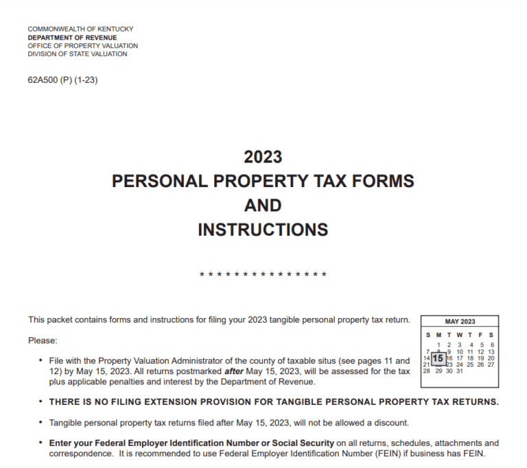 Tax Rebate 2023 Kentucky