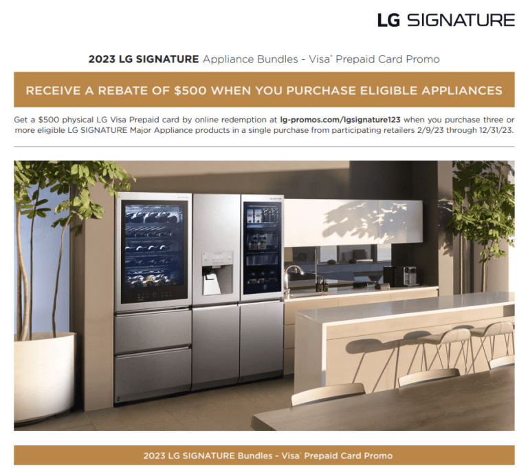 Get Your LG Rebate 2024 Eligible Products & Claim Process Printable