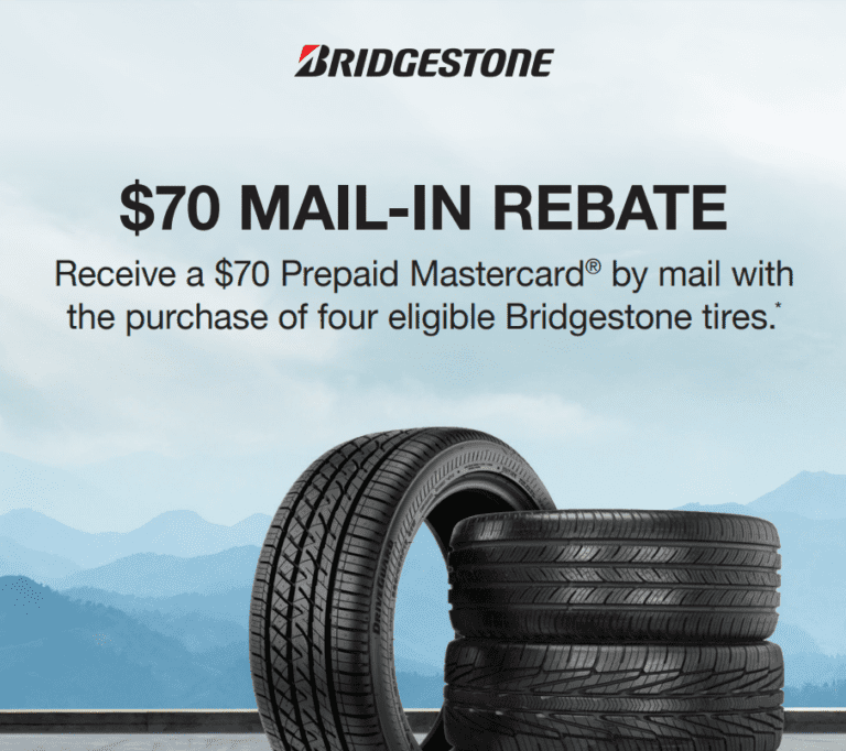 Bridgestone Rebate 2024 Get the Best Deals and Savings