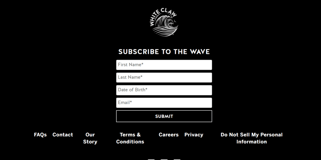 White Claw $5 Rebate Form