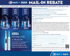 Claim Savings With Oral B Rebate Form 2024: A Comprehensive Guide ...