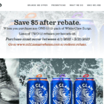 White Claw Rebate Form