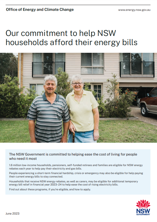 Energy Rebate NSWA