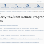 PA Property Tax Rebate