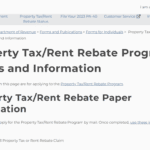 2024 Rent Rebate Forms