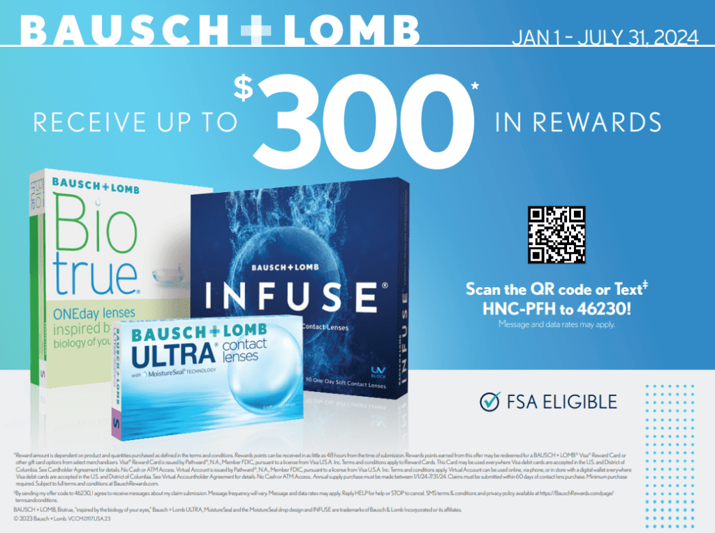 Bausch and Lomb INFUSE Rebate Form 2024